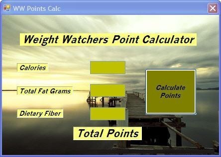 Weight Watchers Points Converter Online