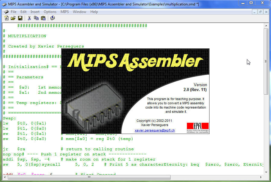 Mips Assembly Instructions Binary